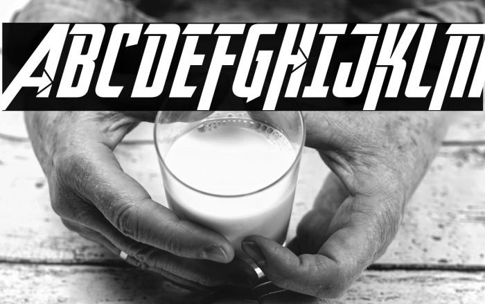 Avengeance Heroic Avenger Bold Italic Example 2