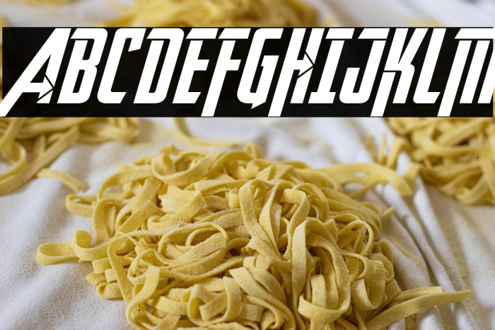 Avengeance Heroic Avenger Bold Italic Example 3