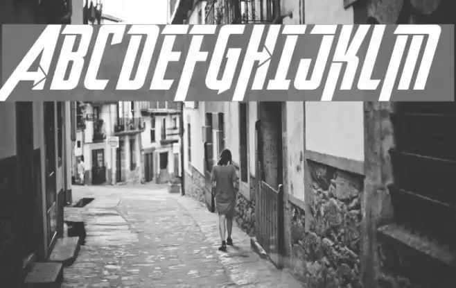 Avengeance Heroic Avenger Bold Italic Font examples