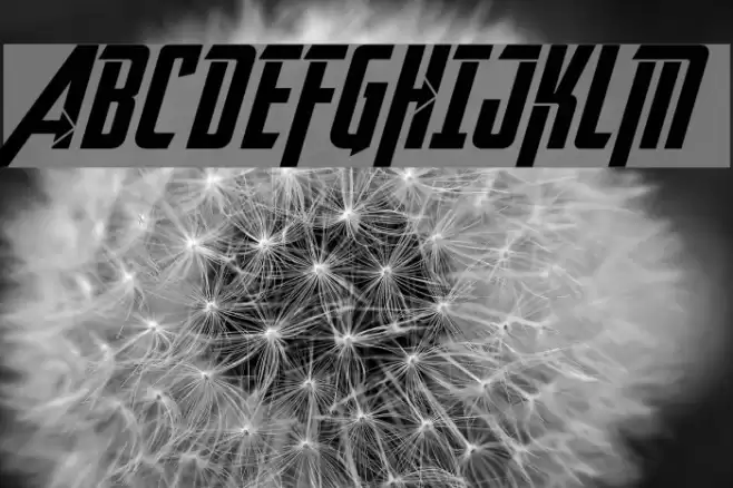 Avengeance Heroic Avenger Bold Italic Font examples