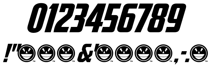 Avengeance Heroic Avenger Bold Font OTHER CHARS