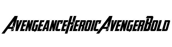 Avengeance Heroic Avenger Bold  font caratteri gratis