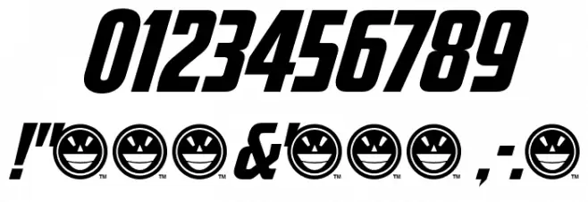 Avengeance Heroic Avenger Bold Font OTHER CHARS