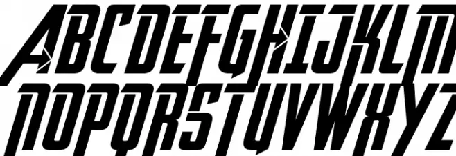 Avengeance Heroic Avenger Bold Fonte MAIÚSCULAS