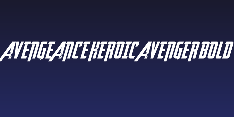 Avengeance Heroic Avenger Bold Social Header