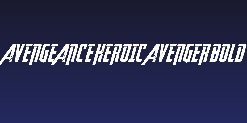 Avengeance Heroic Avenger Bold Social Header