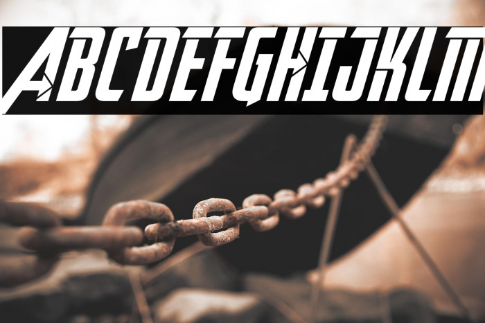 Avengeance Heroic Avenger Italic Example 2