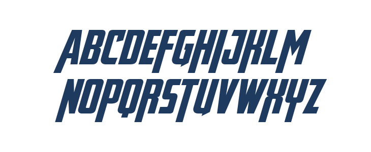 Avengeance Heroic Avenger Italic Lowercase
