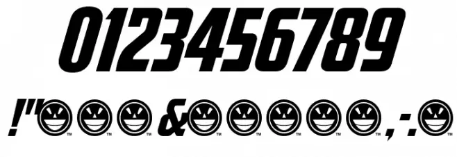 Avengeance Heroic Avenger Normal Font OTHER CHARS