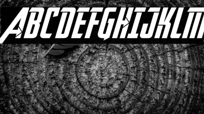 Avengeance Heroic Avenger Normal Font examples