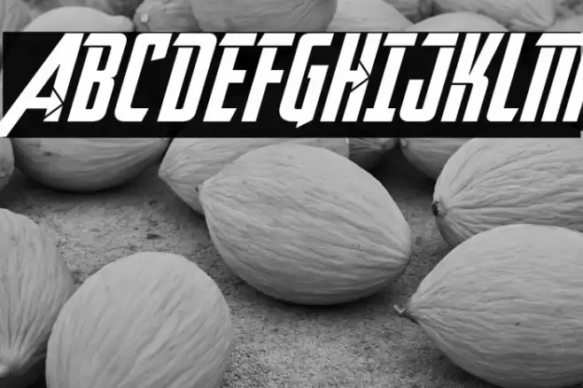 Avengeance Heroic Avenger Normal Font examples