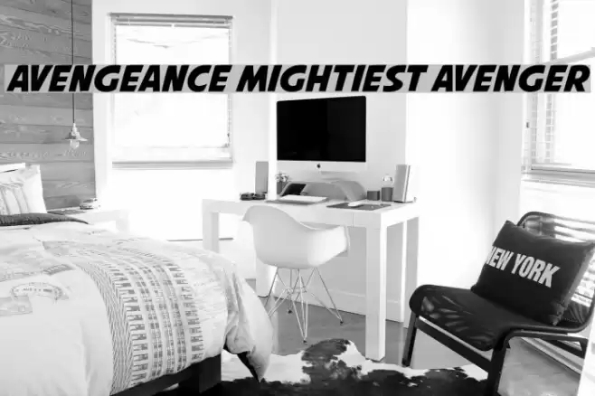 Avengeance Mightiest Avenger Font examples