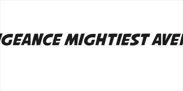 Avengeance Mightiest Avenger Logo