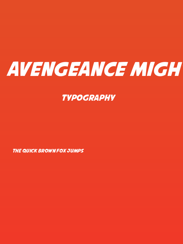 Avengeance Mightiest Avenger Poster
