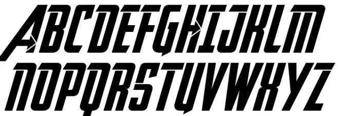 Avengeance Шрифта ВЕРХНИЙ