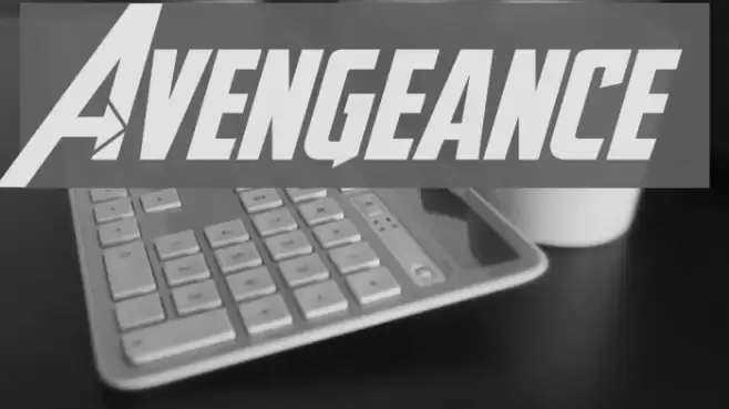 Avengeance Font examples