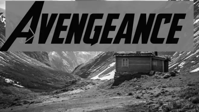 Avengeance Font examples