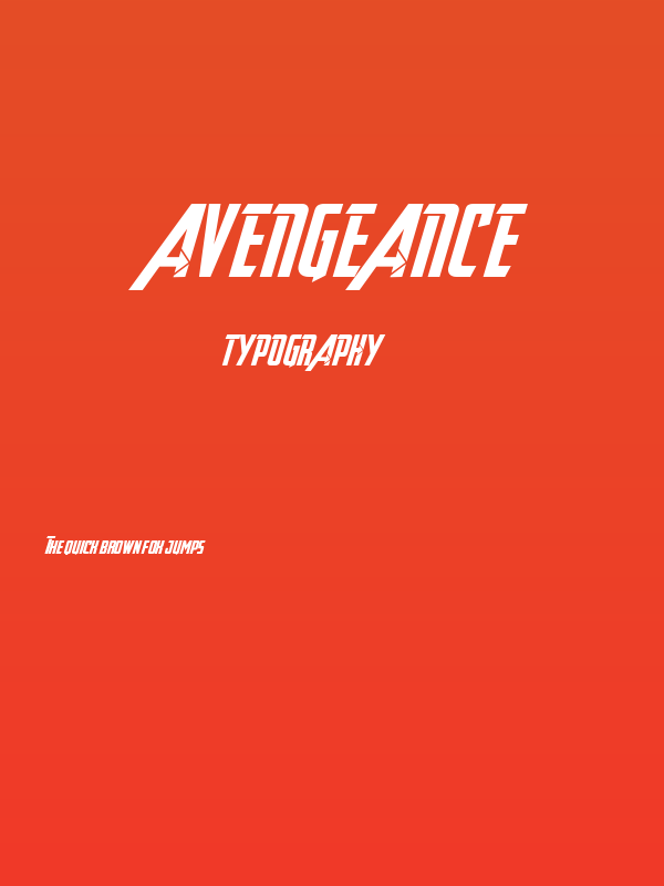 Avengeance Poster