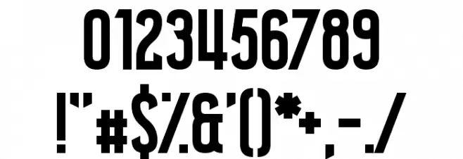 Avenged For Yourself Font OTHER CHARS