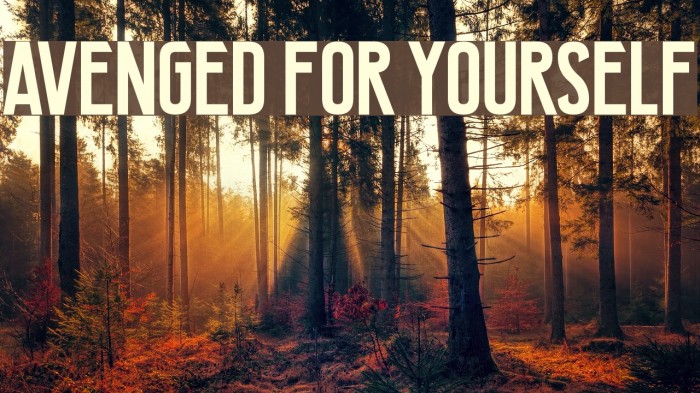 Avenged For Yourself Example 2