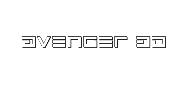Avenger 3D Logo