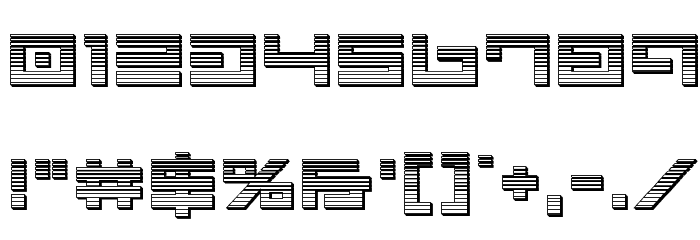 Avenger Chrome Font OTHER CHARS