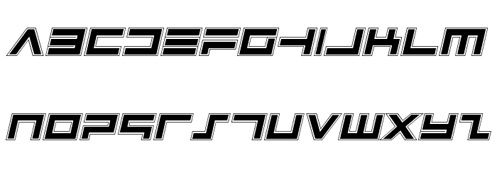 Avenger College Italic Font LOWERCASE