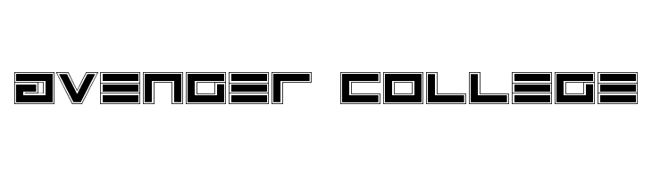 Avenger College  フリーフォントのダウンロード