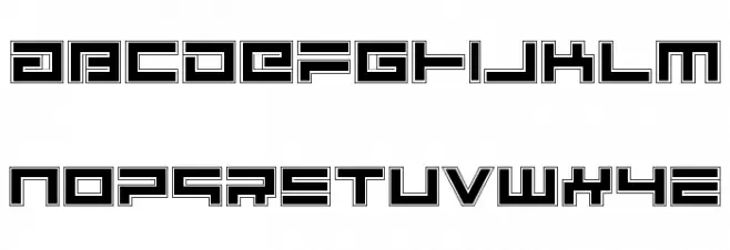 Avenger College Schriftart Groß