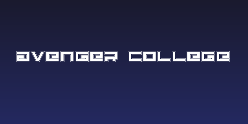 Avenger College Social Header
