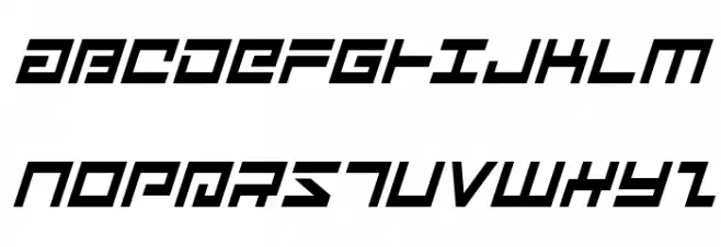 Avenger Condensed Italic Fonte MAIÚSCULAS
