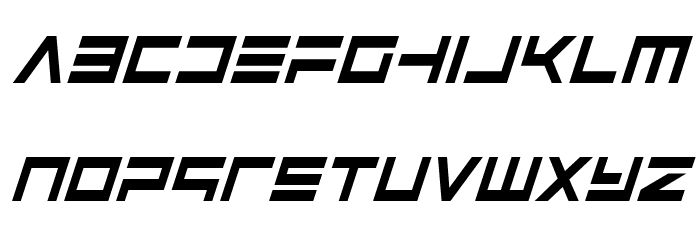 Avenger Condensed Italic Font LOWERCASE