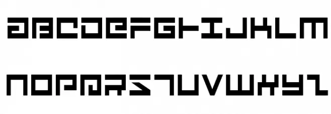 Avenger Condensed Fonte MAIÚSCULAS