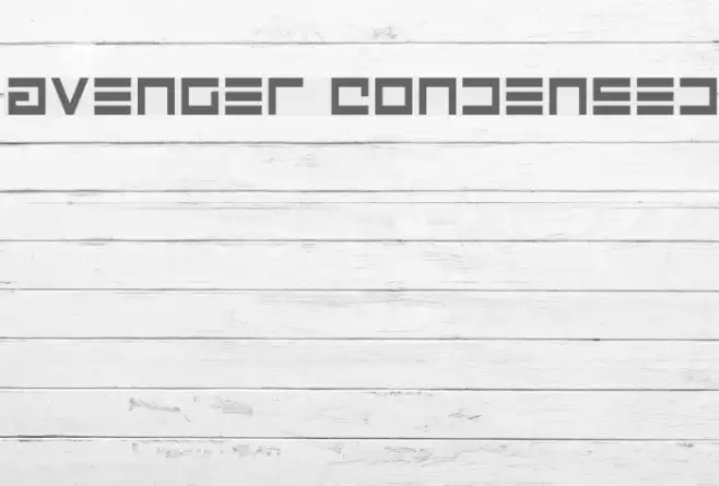 Avenger Condensed Example 2