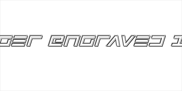 Avenger Engraved Italic Logo