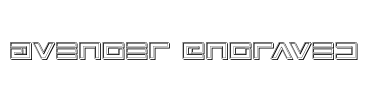 Avenger Engraved Шрифта