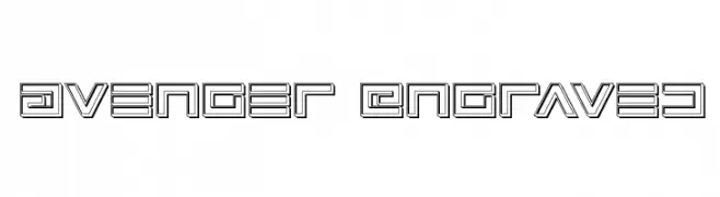 Avenger Engraved  免费字体下载