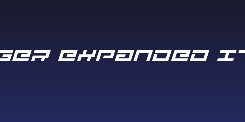 Avenger Expanded Italic Social Header