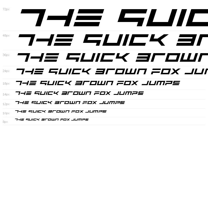 Avenger Expanded Italic Waterfall