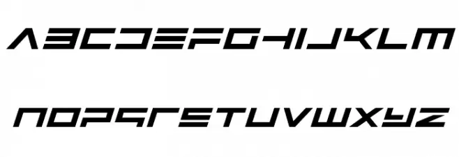 Avenger Expanded Italic Fonte MINÚSCULAS