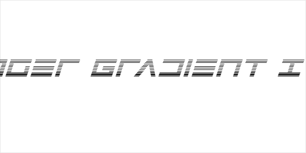 Avenger Gradient Italic Logo