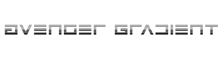 Avenger Gradient  नि: शुल्क फ़ॉन्ट्स डाउनलोड