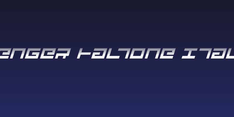 Avenger Haltone Italic Social Header