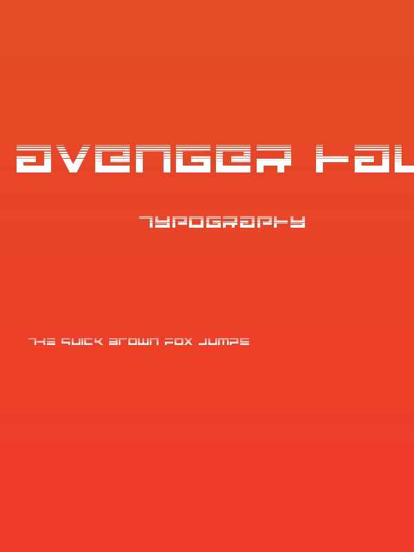 Avenger Haltone Poster