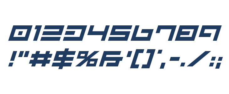 Avenger Italic Other Characters