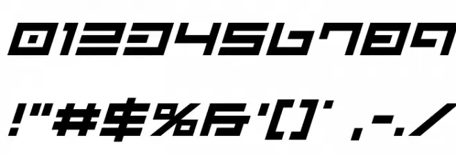 Avenger Italic Font OTHER CHARS