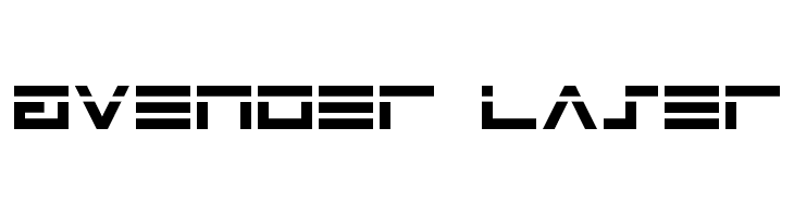 Avenger Laser  font caratteri gratis