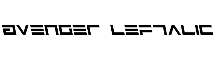 Avenger Leftalic  नि: शुल्क फ़ॉन्ट्स डाउनलोड