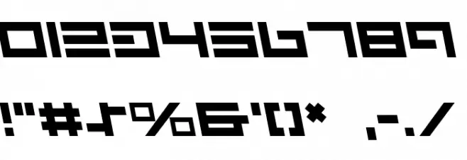 Avenger Leftalic Font OTHER CHARS
