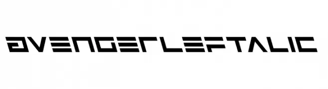 Avenger Leftalic  Frei Schriftart Herunterladen
